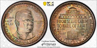 1946-S 50C Booker T. Washington MS67