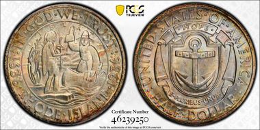 1936-S 50C Rhode Island MS66+