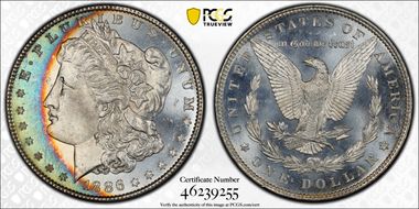 1886 $1 MS64PL