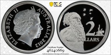 2012 $2 Silver PR69DCAM