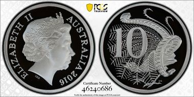 2016 10C Silver PR69DCAM