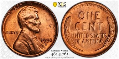 1956-D 1C MS64RD