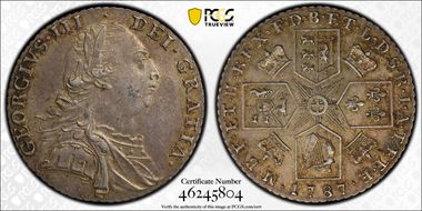 1787 Shil S-3743 w/o Hearts AU58