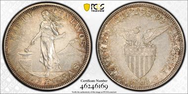 1903 50C KM-167  Ag AU58