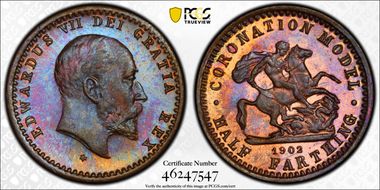 1902 1/2 Far Coronation Model MS65RB