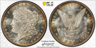 1887-O $1 MS64