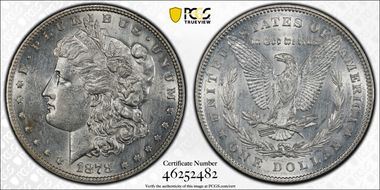 1878 7TF $1 Reverse of 1878 N1