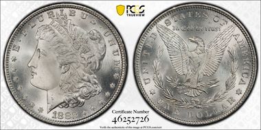 1882 $1 MS67