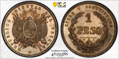 1877-A Peso MS66