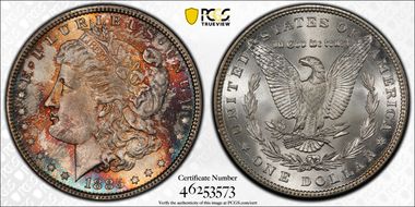 1885 $1 MS67+