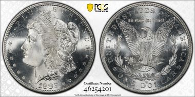 1882-S $1 MS67+ 