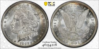1893-CC $1 MS63