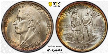 1937 50C Boone MS67+