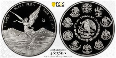 2022-Mo Onza Libertad Ag PR69DCAM