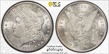 1892-CC $1 MS62