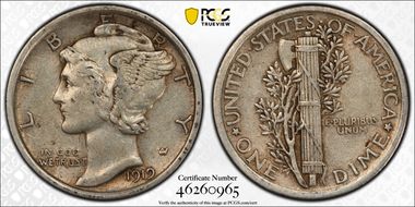 1919 10C DDO, FS-101 AU50