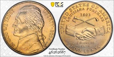 2004-P 5C DDO FS-101 Peace Medal MS65