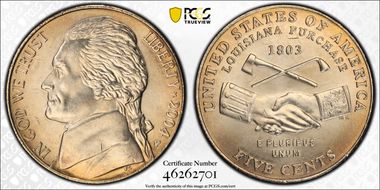 2004-P 5C DDO FS-101 Peace Medal MS65