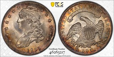 1835 50C O-103 MS65+