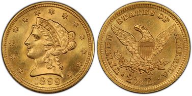 1899 $2.50 MS65