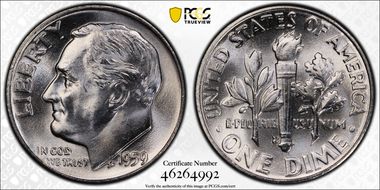 1959-D/D 10C D/Inverted D FS-501 MS67