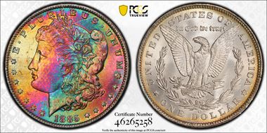 1885-O $1 MS64+