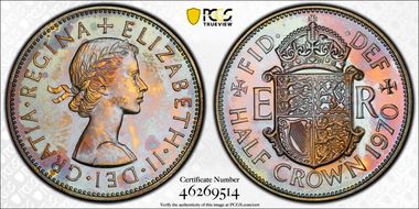 1970 1/2 Cr S-4145 PR66