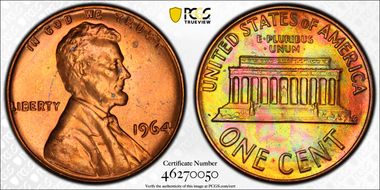 1964 1C MS65RB