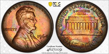 1964 1C MS65RB