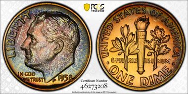 1958 10C PR66