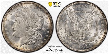 1921-D $1 MS62