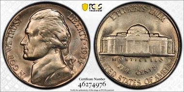 1954-S/S 5C RPM FS-502 MS66