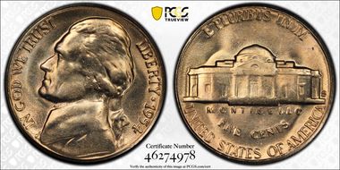 1954-S 5C DDR FS-801 MS66