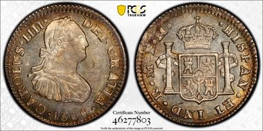 1800-Mo FM 1/2 R Calico-285 MS65