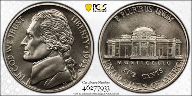 1994-P 5C SMS SP70FS