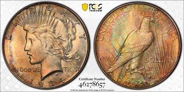 1934 $1 MS66+