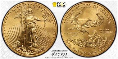 2014 $25 Gold Eagle MS69