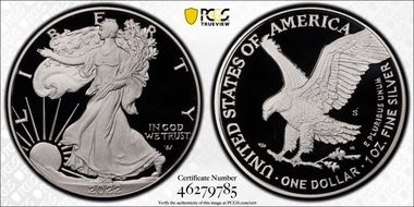 2022-S $1 Silver Eagle PR69DCAM