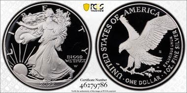 2022-S $1 Silver Eagle PR69DCAM