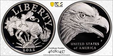 2022-P Medal American Liberty PR70DCAM