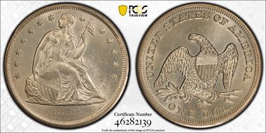 1859-O $1 MS63