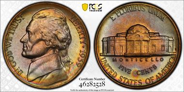 1939-S 5C Reverse of 1940 MS66+