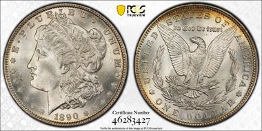 1890 $1 MS64+