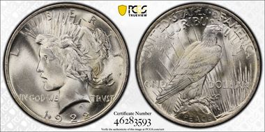1922 $1 MS65