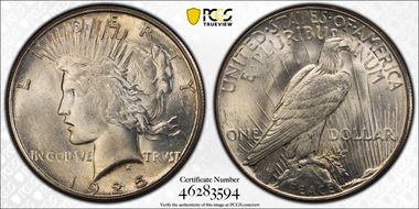 1925-S $1 MS64