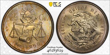 1950-Mo 25C MS66