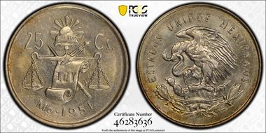 1951-Mo 25C MS66