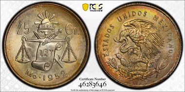 1952-Mo 25C MS66