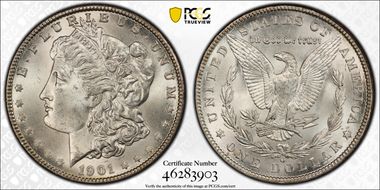 1901-O $1 MS65