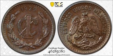 1929-Mo 1C KM-415 MS63BN